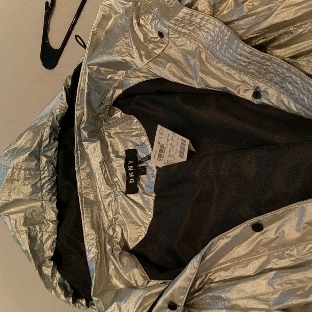 DKNY silver brand new jacket